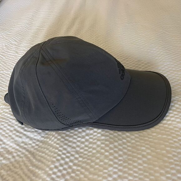 Adidas Men's Trucker Stretch Superlite Aeroready Grey hat Cap - Picture 8 of 8